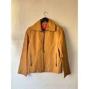 Faded Glory Brown Leather Jacket
